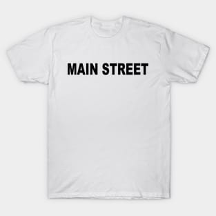 Main Street Black T-Shirt